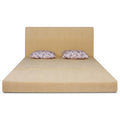 Adorn India Easy Highback Three Seater Sofa Cum Bed Floral 5' x 6' (Beige) (1 Year Warranty)