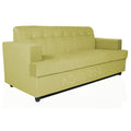 Adorn India Aleena 3 Seater Sofa(Green)