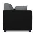 Rio Decent 3-1-1 5 Seater Sofa Set (Grey & Black)