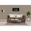 3 Seater Sofa Cum Bed Straight line (Brown)