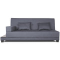 3 Seater Sofa Cum Bed Blake (Dark Grey), Wood, Foam