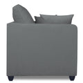 Zink Straight Line 3-1-1 5 Seater Sofa Set (Grey)