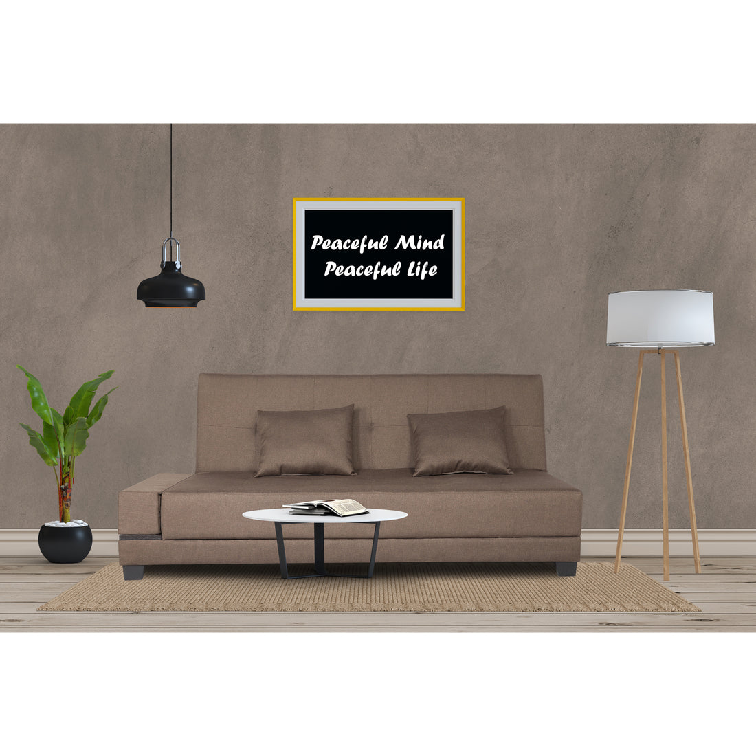 3 Seater Sofa Cum Bed Blake (Camel)