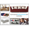 Adorn India Alica 3 Seater Sofa (Maroon), Wood, Foam