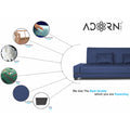 3 Seater Sofa Cum Bed Blake (Blue)