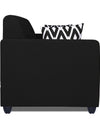 Adorn India Rio Highback 3-1-1 5 Seater Sofa Set (Black)
