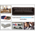 Adorn India Exclusive Cosmos Leatherette 3+2 Sofa Set (Brown)
