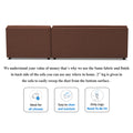 Adorn India Atlas Modular Sofa Set (Brown) (3 Year Warranty)