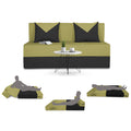 Adorn India Easy Boom 2 Seater Sofa Cum Bed 4 x 6 (Green & Black) (1 Year Warranty)