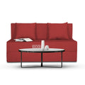 Adorn India Foam Easy 2-Person Sofa Cum Bed Alyn 4'X 6' (Maroon) (1 Year Warranty)