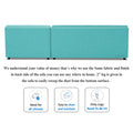 Adorn India Atlas Modular Sofa Set (Aqua Blue) (3 Year Warranty)