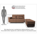 Flora Sofa Cum bed (Camel)