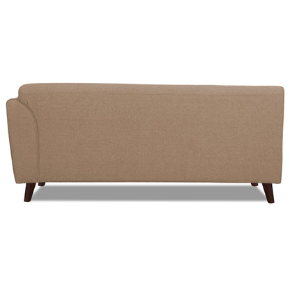 Adorn India Leaf 6 Seater Corner Sofa Left Hand Side (Beige)