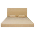 Adorn India Easy Highback Three Seater Sofa Cum Bed Decent 5' x 6' (Beige) (1 Year Warranty)