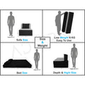 1 Seater Sofa Cum bed Easy 3x6 (Black and Grey)
