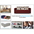 Adorn India Alita 3-1-1 Compact 5 Seater Sofa Set (Maroon)