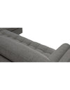 Adorn India Alexander L Shape Sofa (Right Side Handle)(Light Grey)