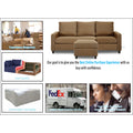 Adorn India Daffodil Three Seater Modular Sofa (Camel)