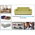 Adorn India Aleena 3 Seater Sofa(Green)