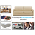 Adorn India Flavio Leatherette 3-1-1 Sofa Set (Beige)