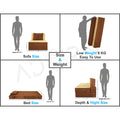 Easy 2 Seater Sofa cumbed 3x6(Brown & Beige)