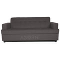 Adorn India Aleena 3 Seater Sofa(Grey)