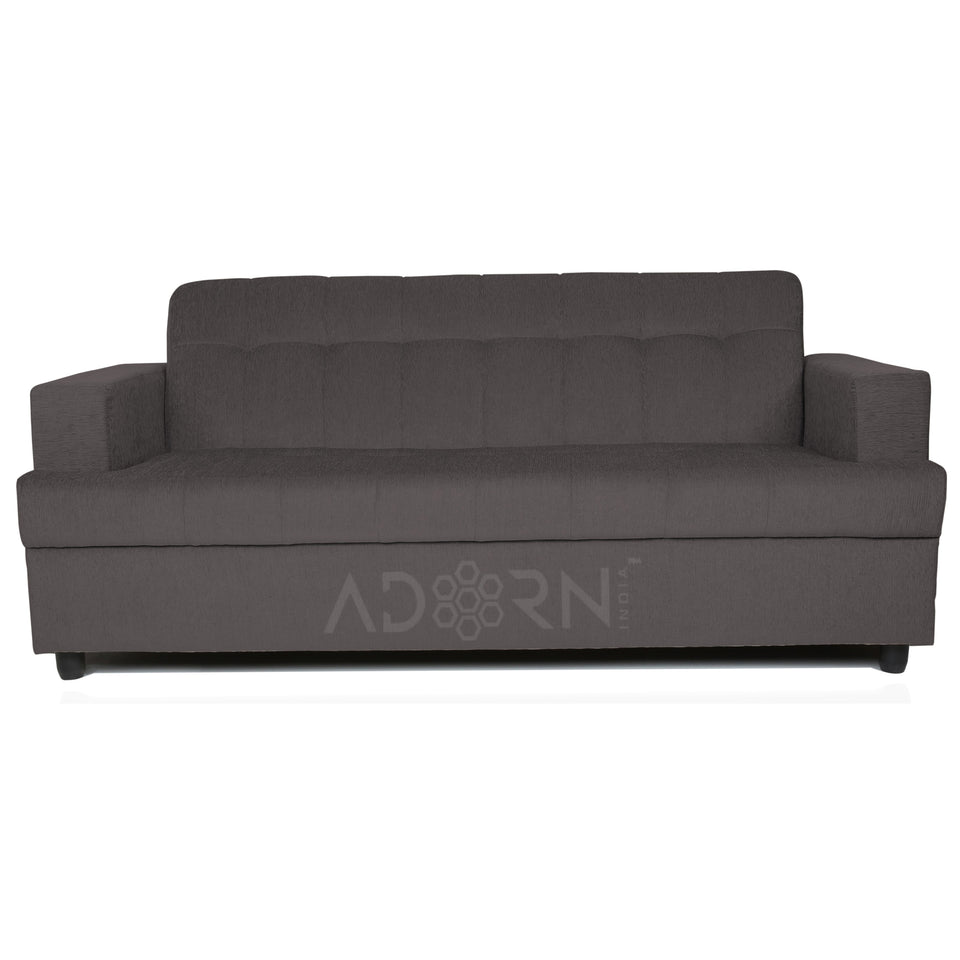 Aleena 3 Seater Sofa(Grey)