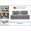 3 Seater Sofa Cum Bed Easy Poly Cotton (Blue & Grey) (6x6)