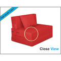 2 Seater Sofa Cum Bed Easy Alyn 3x6 (Red)