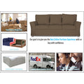 Adorn India Alexia 3+1+1 Sofa Set(Camel)