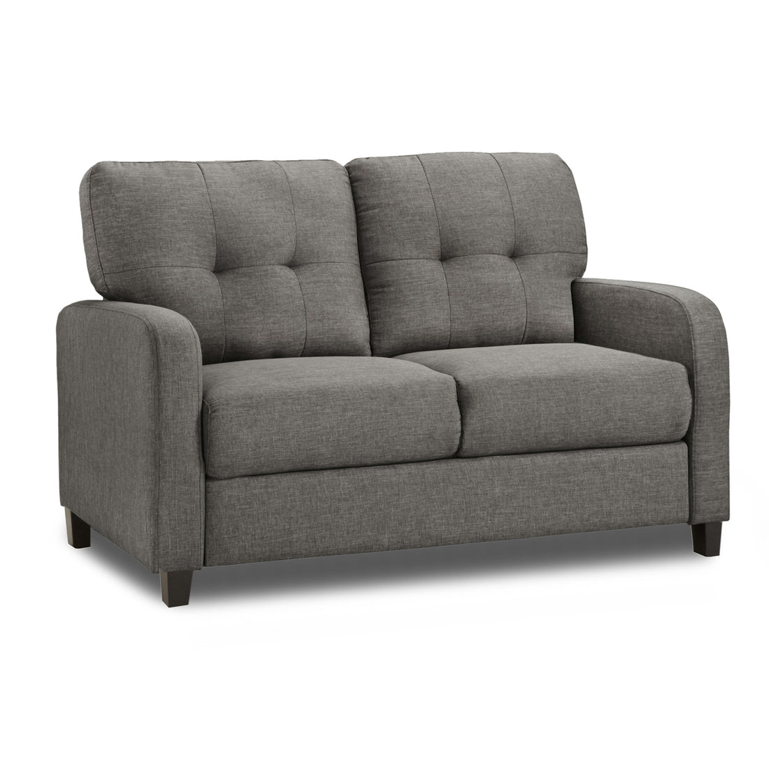 Adorn India Astor 2 Seater Sofa (Grey) (3 Year Warranty)