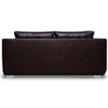 Adorn India Soleado Leatherette  Five Seater Sofa Set 3-2 (Brown)