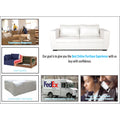 Adorn India Walton Leatherette 3-1-1 Sofa Set (White)
