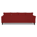 Adorn India Maddox Tufted L Shape 5 Seater Sofa Sofa Set RHS (Maroon) (3 Year Warranty)