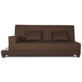 3 Seater Sofa Cum Bed Blake (Brown), Wood, Foam