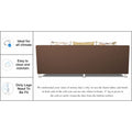 Adorn India Exclusive Two Tone Alica Three Seater Sofa (Brown & Beige), Wood, Foam