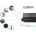 Adorn India Aspen Leatherette 3 Seater Sofa Cum Bed (Black) (3 Year Warranty)