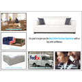 Adorn India Plush Leatherette 3-1-1 Sofa Set (White)