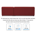 Adorn India Atlas Modular Sofa Set (Maroon)(3 Year Warranty)