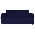 Adorn India Aleena 3 Seater Sofa(Dark Blue)