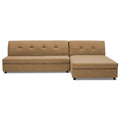 Adorn India Atlas Modular Sofa Set (Camel) (3 Year Warranty)