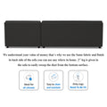 Adorn India Atlas Modular Sofa Set (Black) (3 Year Warranty)