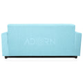 Adorn India Aleena 3 Seater Sofa(Light Blue)