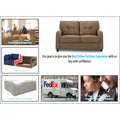 Adorn India Astor Two Seater Sofa (Camel)