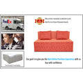2 Seater Sofa Cum Bed Easy Poly Cotton 4x6 (Red)