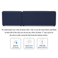 Adorn India Atlas Modular Sofa Set (Dark Blue)(3 Year Warranty)