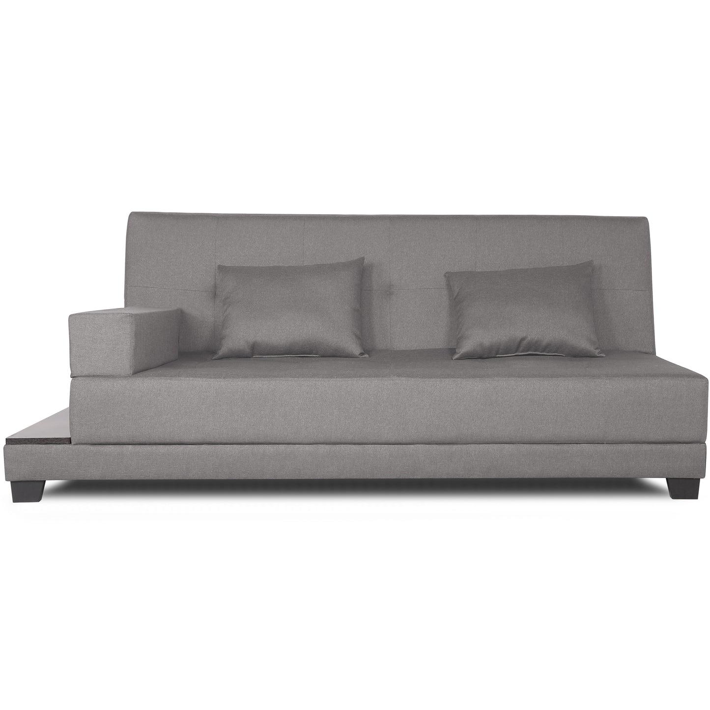 Adorn India Blake 3 Seater Sofa Cum Bed (Light Grey)