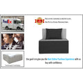 1 Seater Sofa Cum bed Easy 3x6 (Black and Grey)