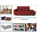 Flora Sofa Cum bed (Maroon)