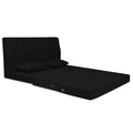 3 Seater Sofa Cum Bed Easy Highback Decent 6x6 (Black)